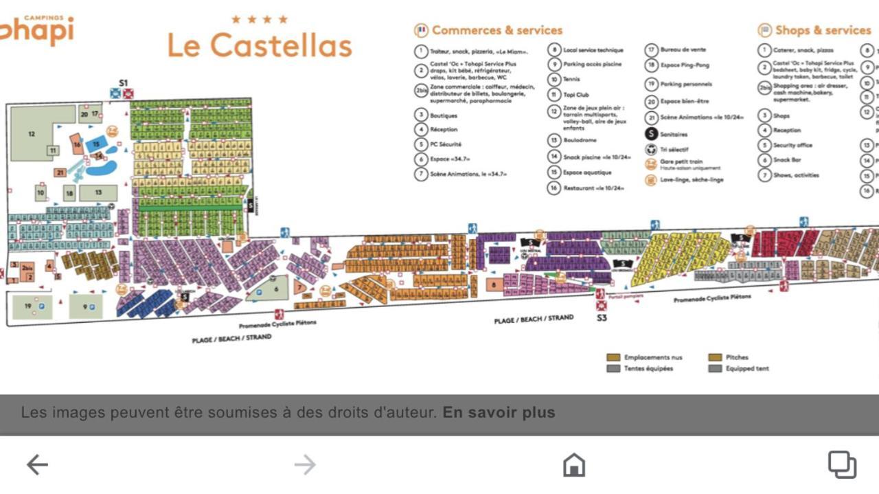 Camping Le Castellas Sète Exteriér fotografie